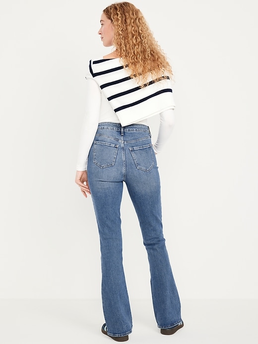 Image number 4 showing, Extra High-Waisted Flare Jeans