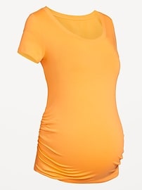Image number 2 showing, Maternity Scoop-Neck T-Shirt