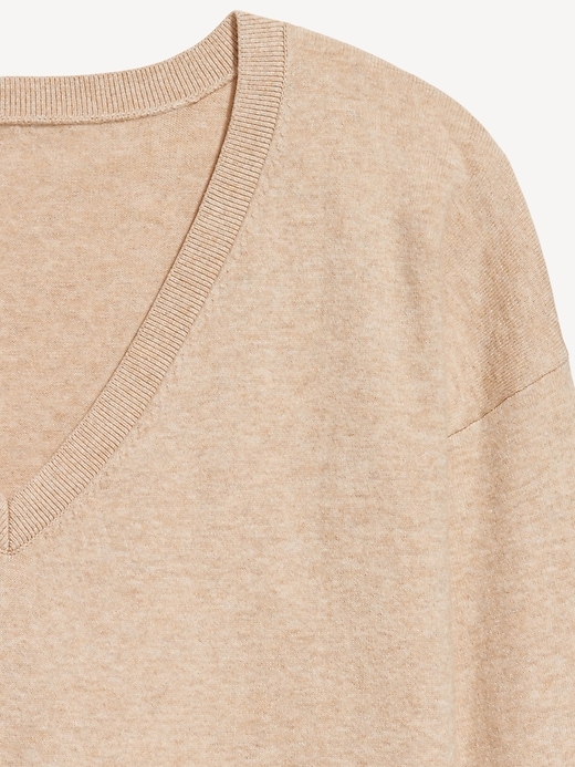 Image number 5 showing, SoSoft Lite Loose V-Neck Sweater