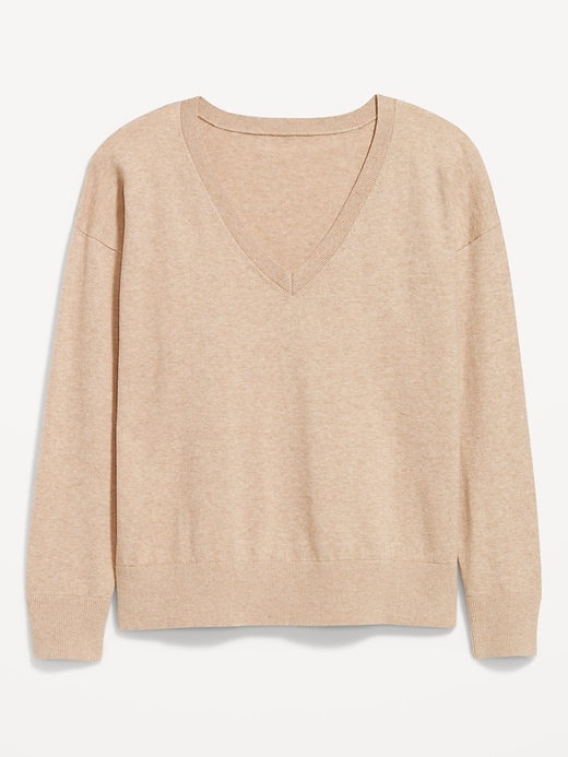 Image number 4 showing, SoSoft Lite Loose V-Neck Sweater