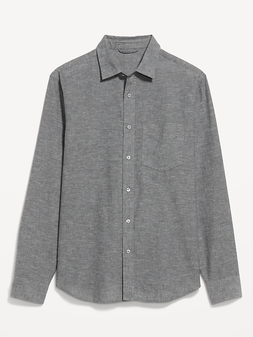 Image number 7 showing, Linen-Blend Cabana Shirt