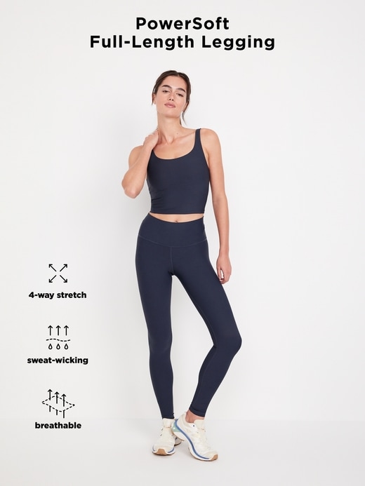 Image number 11 showing, High-Waisted PowerSoft Full-Length Leggings