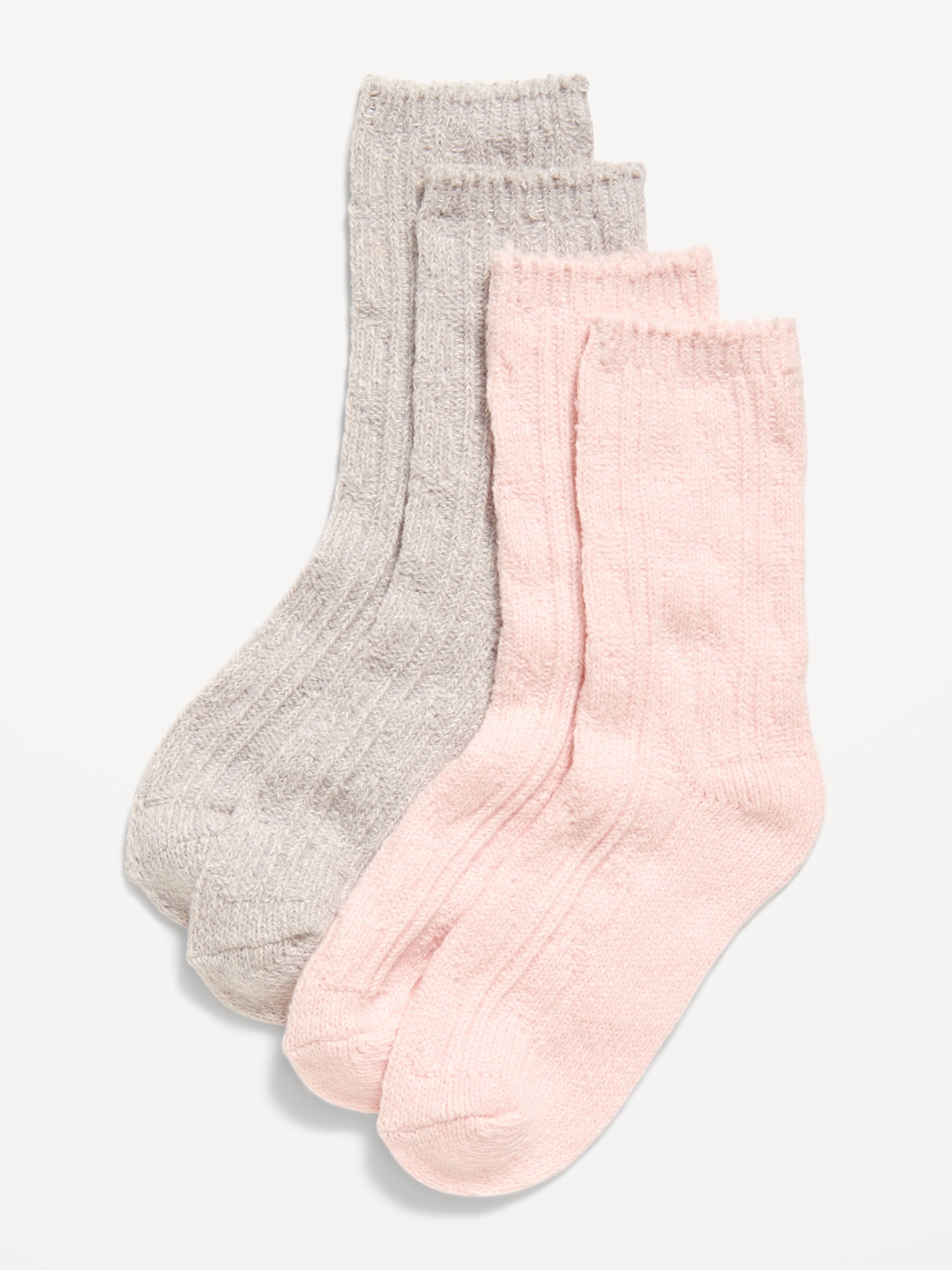 Chaussettes de vacances en tricot doux pour fille (paquet de 2 paires)