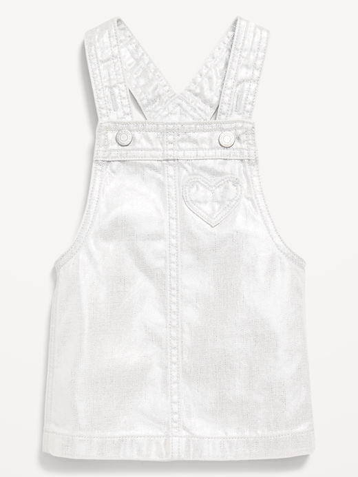 View large product image 1 of 2. Shiny Heart-Pocket Skirtall Dress for Baby