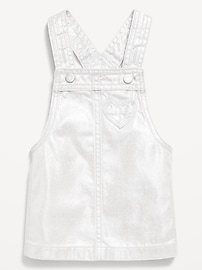 Image number 1 showing, Shiny Heart-Pocket Skirtall Dress for Baby