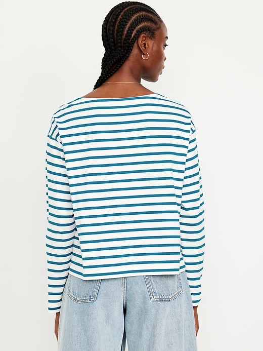 Image number 2 showing, Long-Sleeve Mariner Loose T-Shirt