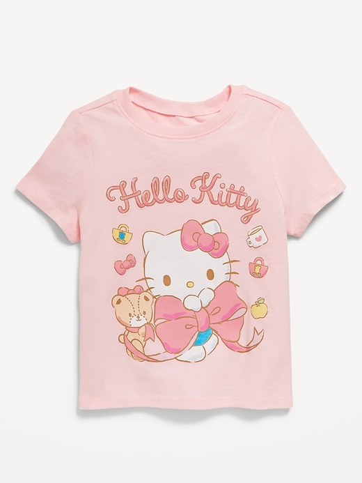 Voir une image plus grande du produit 1 de 2. T-shirt à imprimé Hello Kitty&#174 pour toute-petite fille