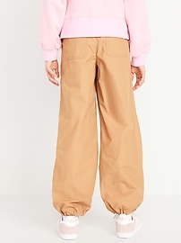 L'image numéro 2 présente Pantalon parachute coupe généreuse pour fille