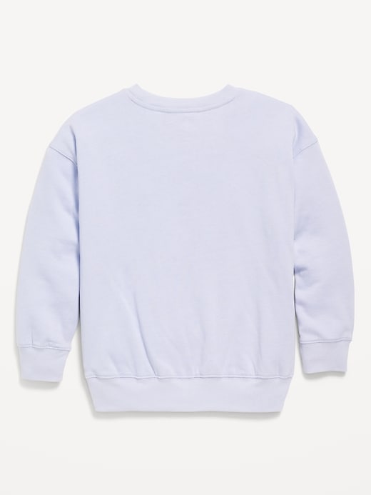 Image number 3 showing, Oversized Licensed Graphic Tunic Sweatshirt for Girls
