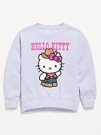 Image number 2 showing, Oversized Licensed Graphic Tunic Sweatshirt for Girls
