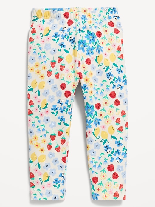 Voir une image plus grande du produit 1 de 1. Legging pleine longueur à motif pour toute-petite fille