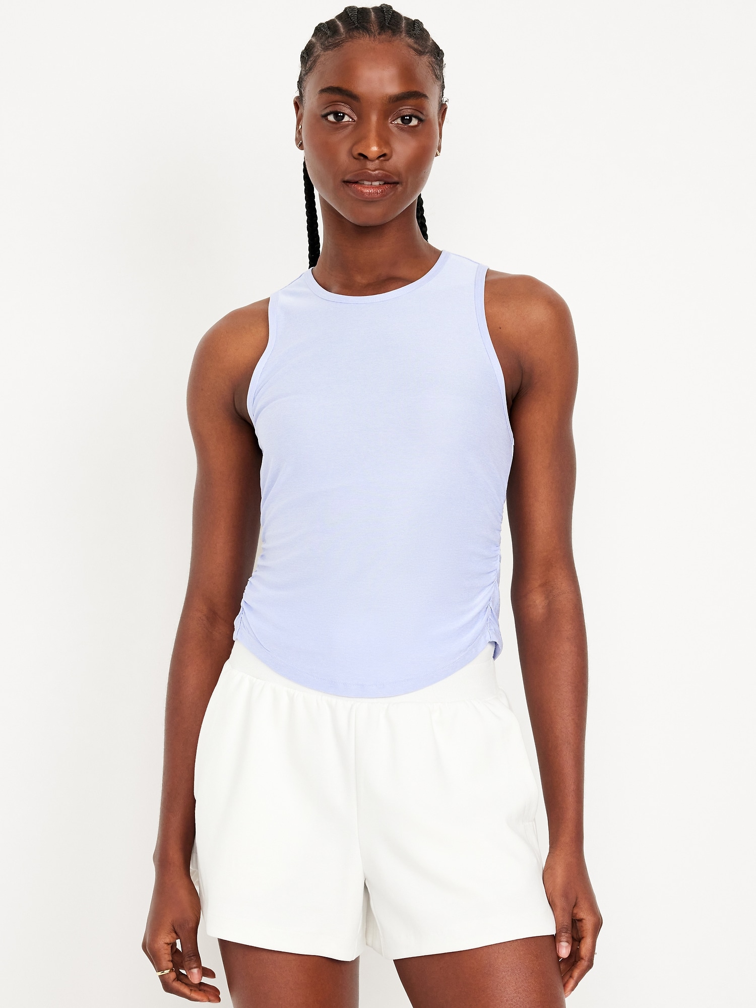 CloudMotion Ruched Tank Top