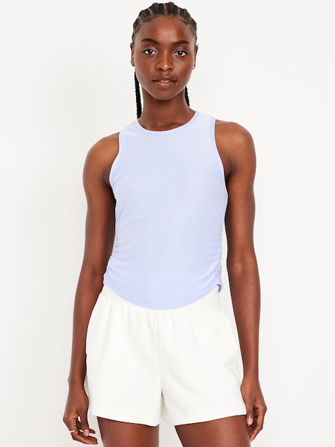 CloudMotion Ruched Tank Top