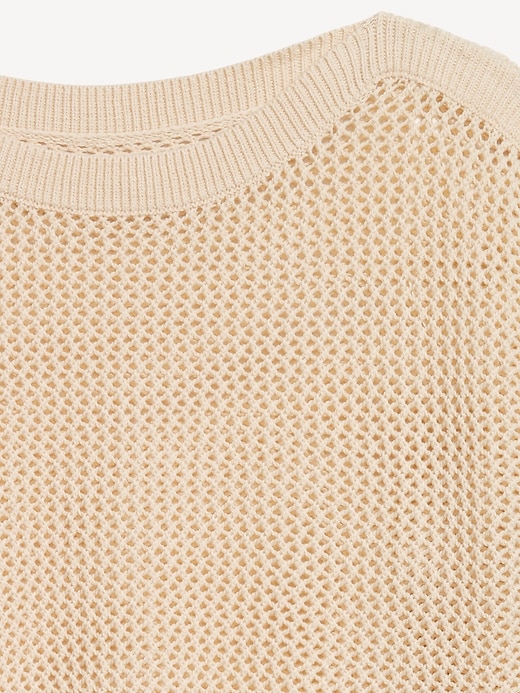 Image number 5 showing, Boat-Neck Open-Stitch Sweater