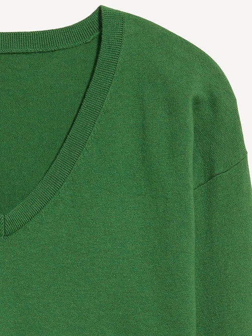 Image number 5 showing, SoSoft Lite Loose V-Neck Sweater