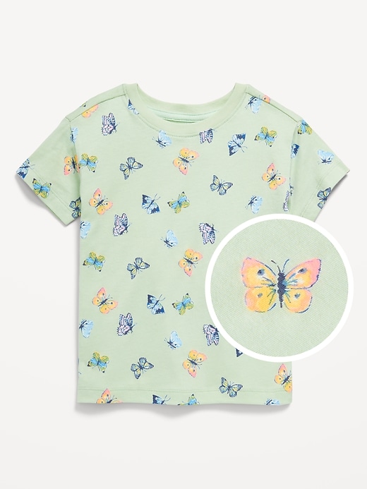 View large product image 1 of 1. Printed Short-Sleeve T-Shirt for Toddler Girls