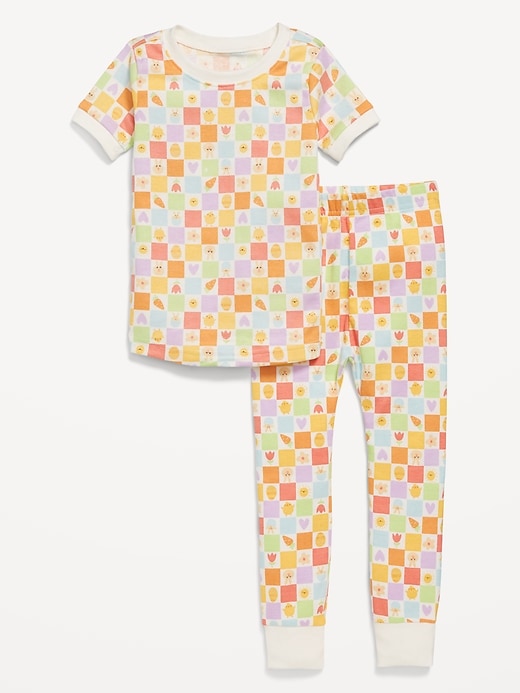 View large product image 1 of 2. Unisex Snug-Fit Printed Pajama Set for Toddler & Baby