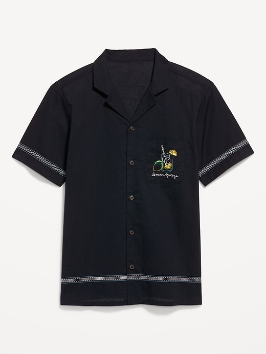 Image number 4 showing, Short-Sleeve Graphic Camp Shirt