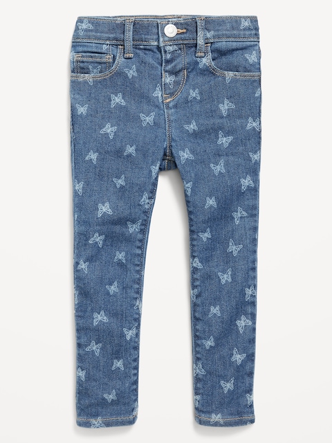 Printed High-Waisted Rockstar 360° Stretch Jeggings for Toddler Girls