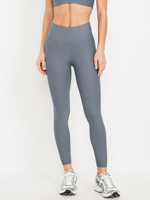 L'image numéro 1 présente Legging PowerSoft sculptant à taille très haute longueur 7/8