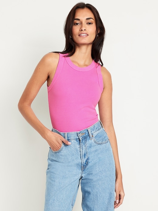 Image number 1 showing, Snug Crop Tank Top