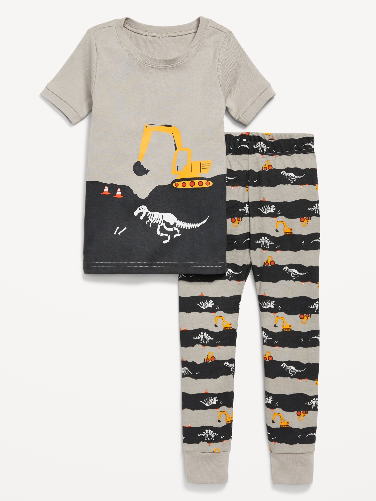 Snug-Fit Graphic Pajama Set for Toddler & Baby