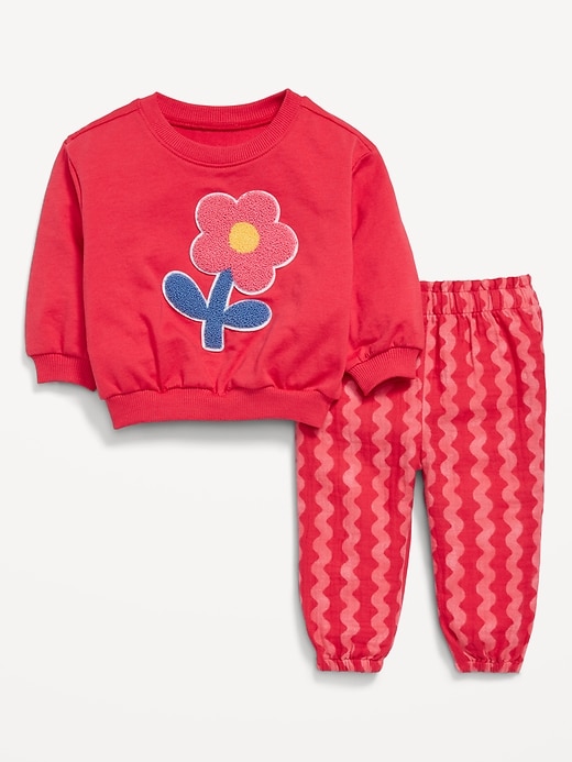 View large product image 1 of 1. Graphic Sweatshirt and Pants Set for Baby