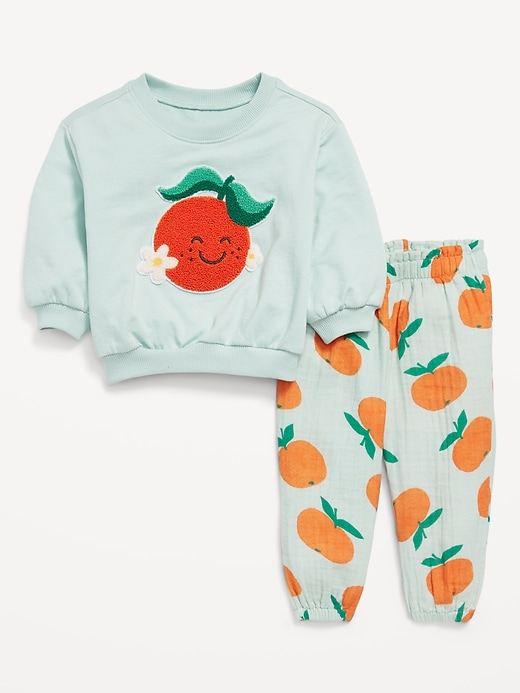 View large product image 1 of 1. Graphic Sweatshirt and Pants Set for Baby