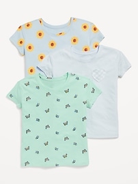 Image number 1 showing, Softest Short-Sleeve Variety T-Shirt 3-Pack for Girls