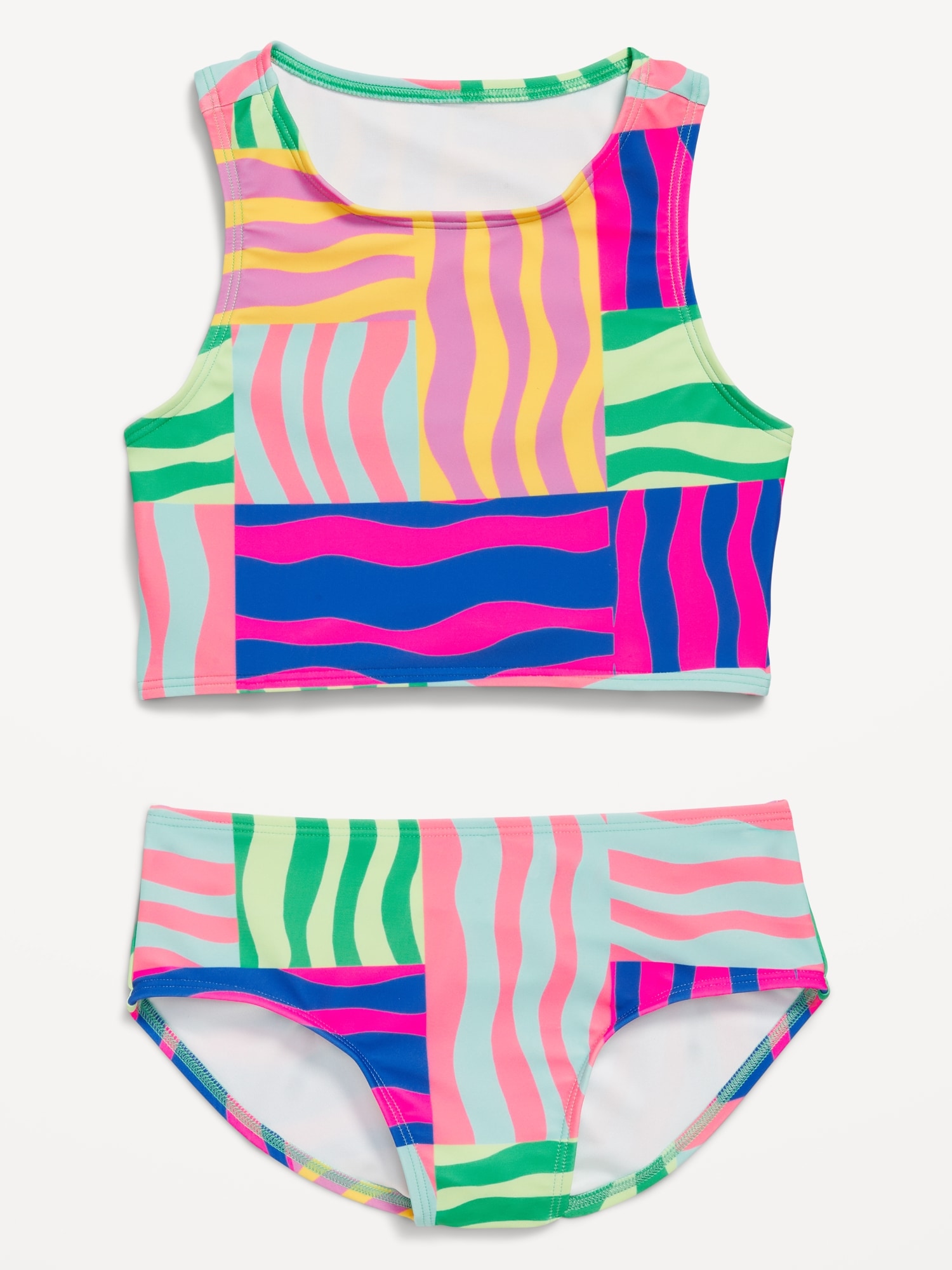 Printed Tankini Swim Set for Girls