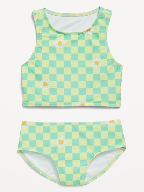 Printed Tankini Swim Set for Girls