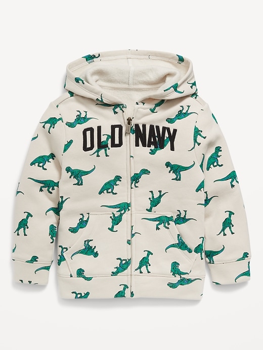 View large product image 1 of 1. Unisex Logo-Graphic Zip Hoodie for Toddler