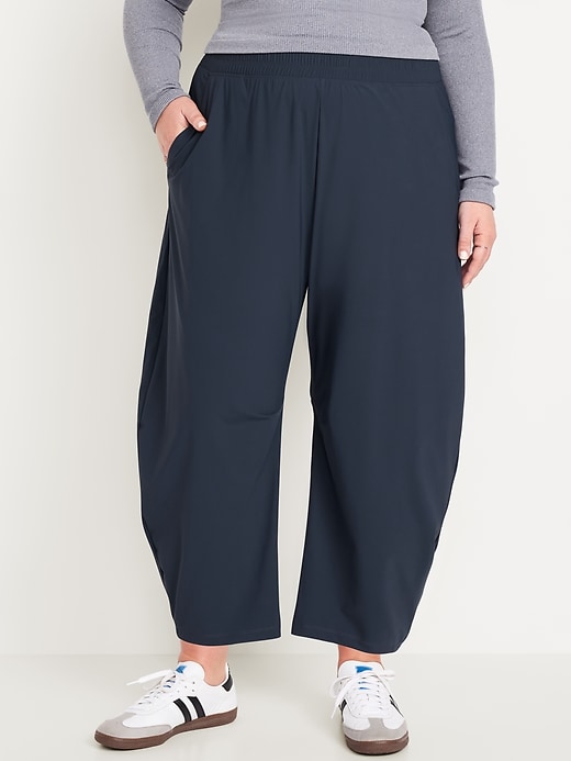 Image number 5 showing, High-Waisted SleekTech Barrel Ankle Pants