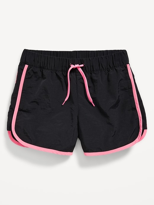 View large product image 1 of 1. Dolphin-Hem Board Shorts for Girls