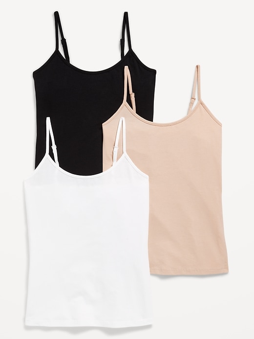 View large product image 1 of 1. First-Layer Cami Tank Top 3-Pack