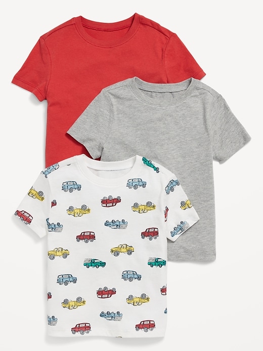 View large product image 1 of 1. Short-Sleeve T-Shirt 3-Pack for Toddler Boys