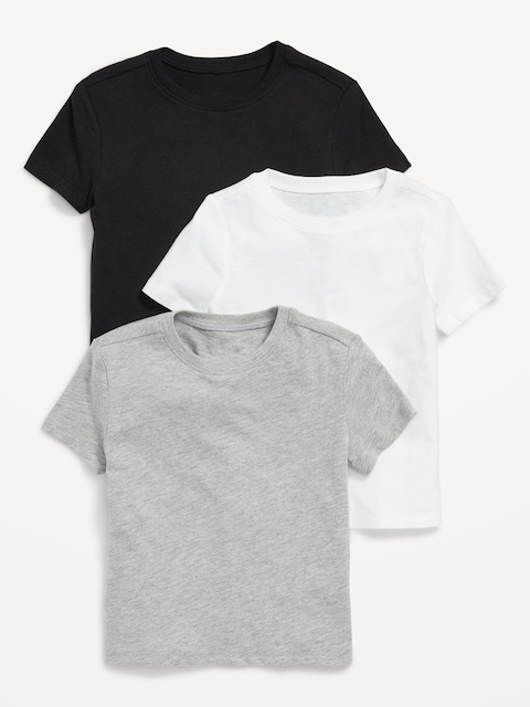 T-shirt à manches courtes pour tout-petit garçon (paquet de 3)