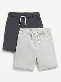 Image number 1 showing, French-Terry Jogger Shorts 2-Pack for Toddler Boys