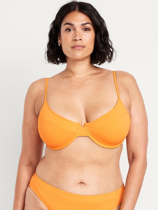 Image number 7 showing, Underwire Balconette Swim Top