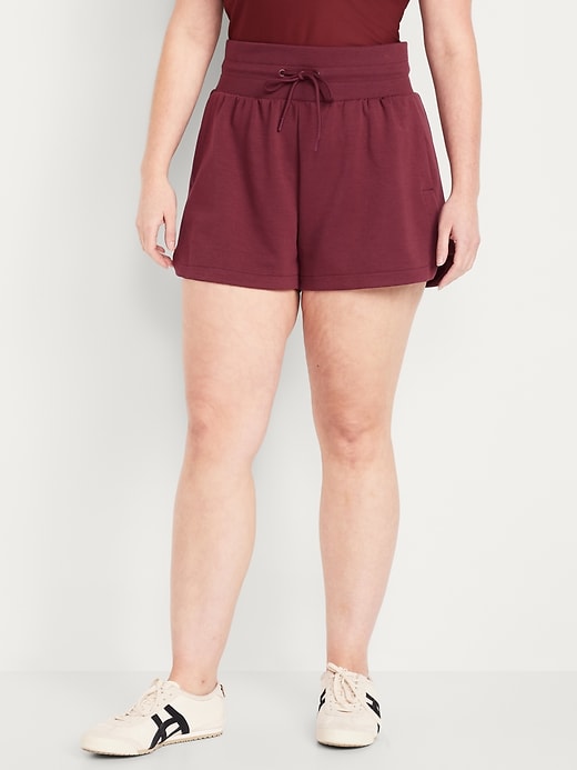 Image number 7 showing, Extra High-Waisted Dynamic Fleece Shorts