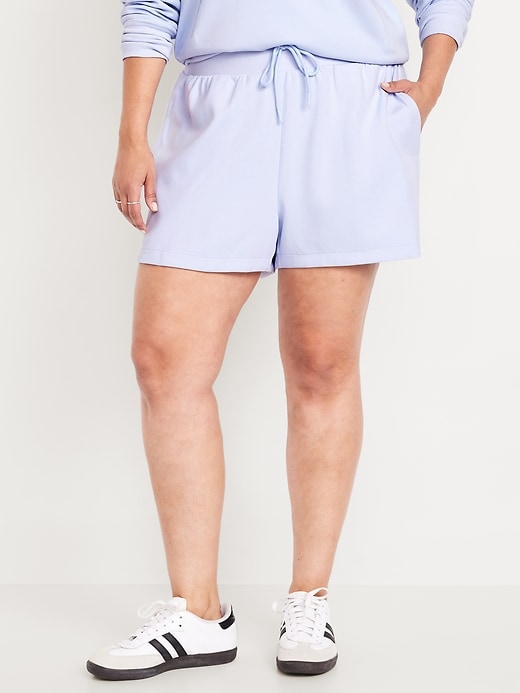 Image number 6 showing, Extra High-Waisted Dynamic Fleece Shorts