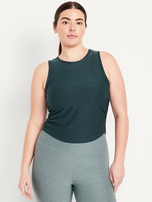 Image number 5 showing, CloudMotion Ruched Tank Top