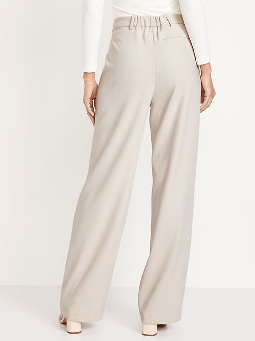 Image number 2 showing, Extra High-Waisted Taylor Wide-Leg Trouser Pants