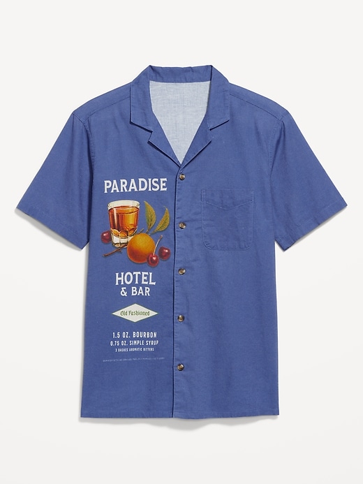 Image number 4 showing, Short-Sleeve Graphic Camp Shirt