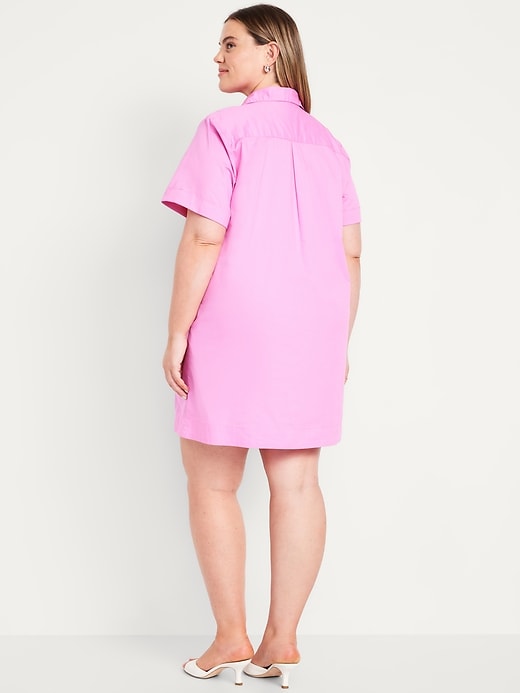 Image number 7 showing, Button-Down Mini Shirt Dress