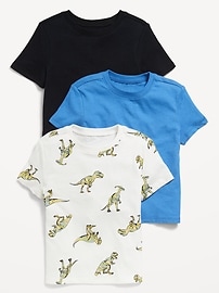 Image number 1 showing, Short-Sleeve T-Shirt 3-Pack for Toddler Boys