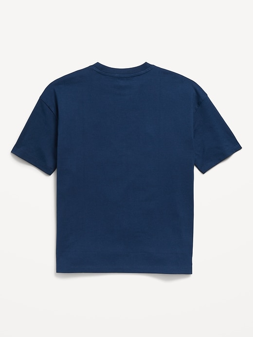 Image number 3 showing, Oversized Short-Sleeve Pocket T-Shirt for Boys