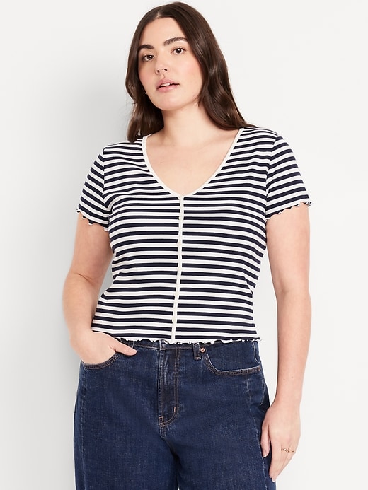 Image number 5 showing, Striped Button-Down Top