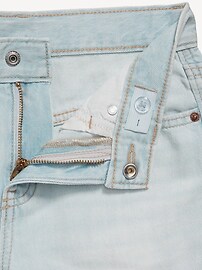 View large product image 5 of 5. High-Waisted Baggy Frayed-Hem Flare-Leg Jeans for Girls