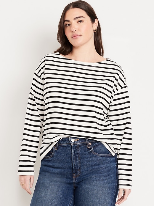 Image number 5 showing, Long-Sleeve Mariner Loose T-Shirt